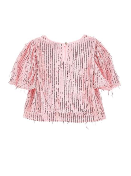 25FW [키즈] 모나리자 탑 79F200 6055 0090 Pink - MONNALISA