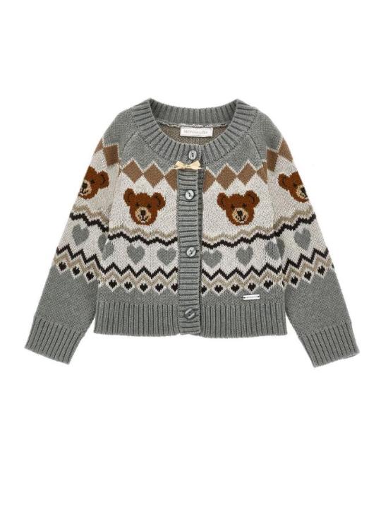 25FW [키즈] 모나리자 가디건 19F808 6062 0232 Grey