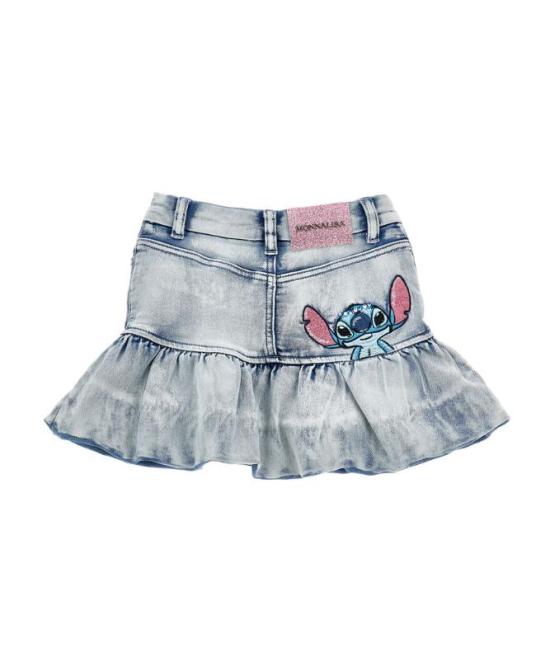 25FW [키즈] 모나리자 스커트 19F702 6042 0062 Blue - MONNALISA