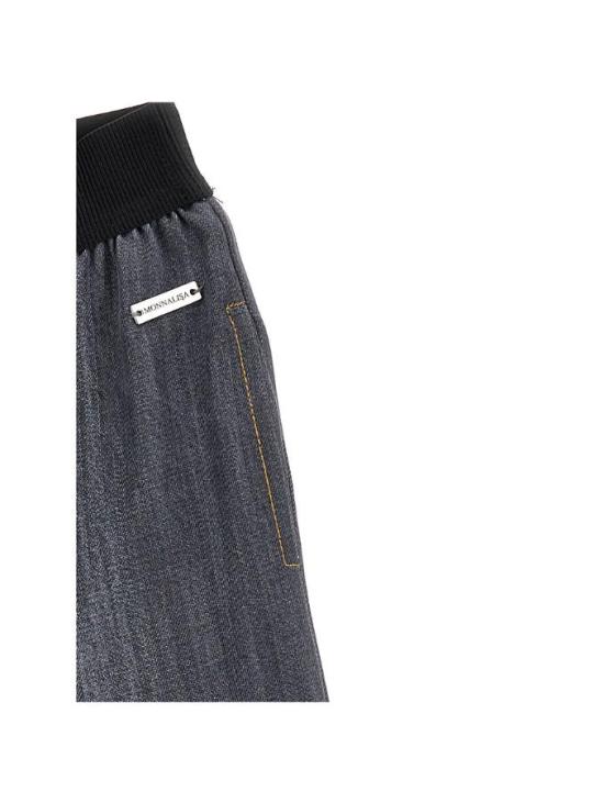 25FW [키즈] 모나리자 스트레이트 팬츠 17F402 6208 032F Grey - MONNALISA