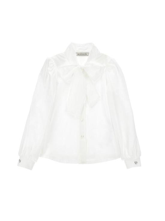 25FW [키즈] 모나리자 셔츠 18FIOC 6202 0099 White