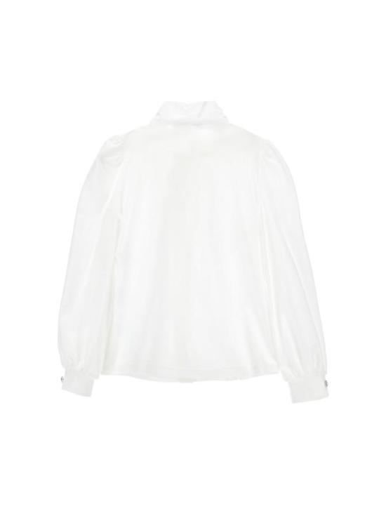 25FW [키즈] 모나리자 셔츠 18FIOC 6202 0099 White - MONNALISA