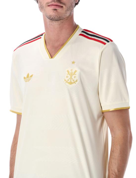 25FW 아디다스 CR 플라멩고 티셔츠 JI7303 CREWHT CREAM WHITE - ADIDAS