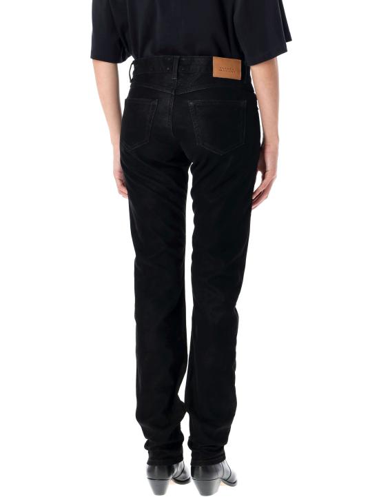 25FW 이자벨마랑에뚜왈 스트레이트 팬츠 PA0561FAC3B01E 01BK Nero - ISABEL MARANT ETOILE