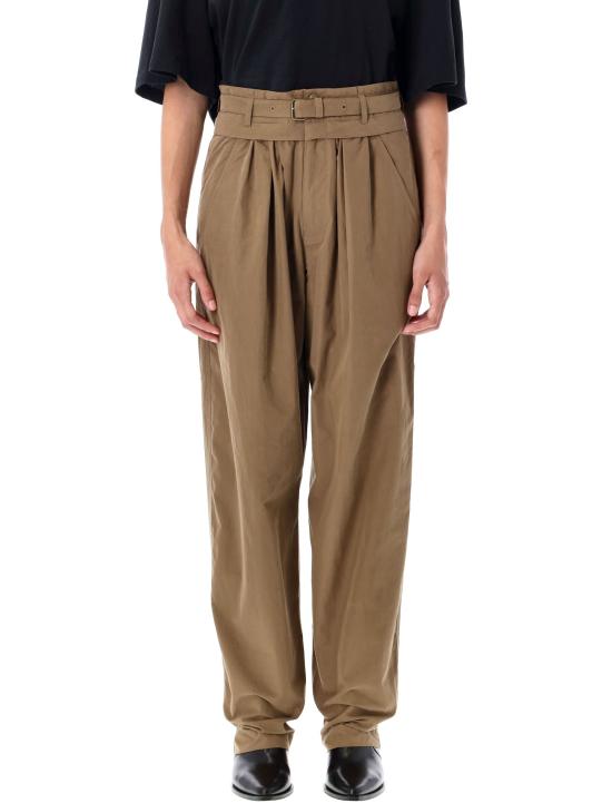 25FW 이자벨마랑에뚜왈 스트레이트 팬츠 PA0372FBC3G06E 67KI KHAKI