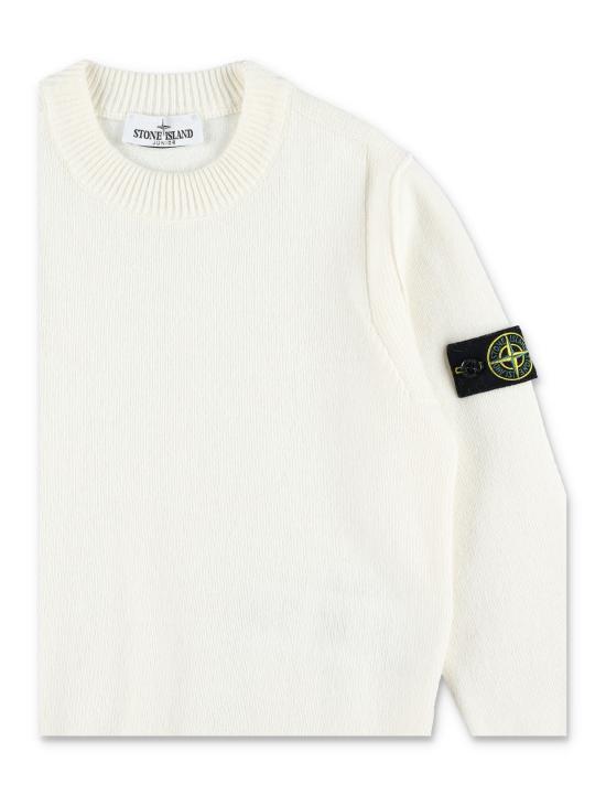 25FW [키즈] 스톤 아일랜드 니트/스웻셔츠 5100002S00M1 V0099 Beige - STONE ISLAND