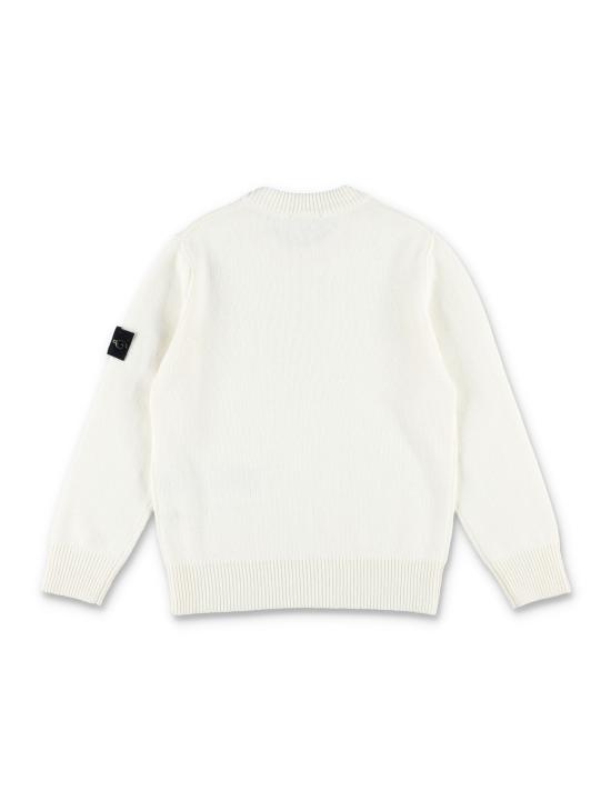 25FW [키즈] 스톤 아일랜드 니트/스웻셔츠 5100002S00M1 V0099 Beige - STONE ISLAND