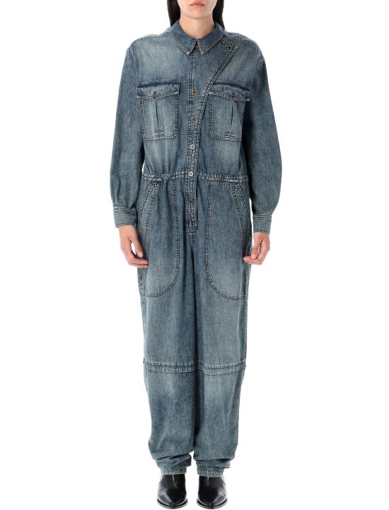 25FW 이자벨마랑에뚜왈 점프수트 CB0088FAB1H04E 30FB FADED BLUE