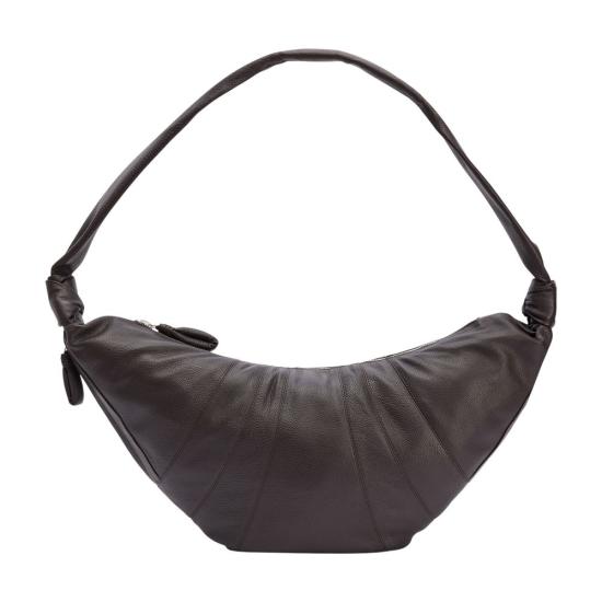 26FW 르메르 크루아상 라지 소프트 그레인드 레더 크로스백 BG0000 LL0018 BR490 brown