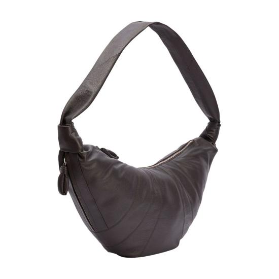 26FW 르메르 크루아상 라지 소프트 그레인드 레더 크로스백 BG0000 LL0018 BR490 brown - LEMAIRE