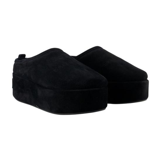 26FW 발렌시아가 알래스카 소프트 플랫폼 뮬 825258 WBFC1 1000 BLACK - BALENCIAGA
