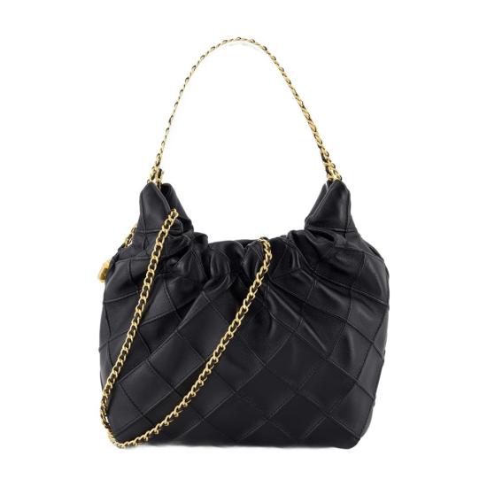 26SS 토리버치 에센셜 U 나일론 토트백 162451 001 black - TORY BURCH