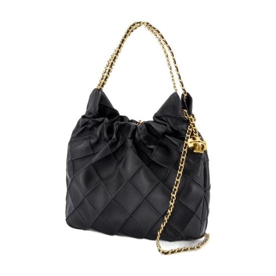 토리버치 에센셜 U 나일론 토트백 162451 001 BLACK - TORY BURCH