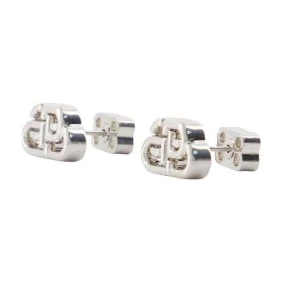 26SS 발렌시아가 이어링 594709 TZRLS 0668 silver - BALENCIAGA