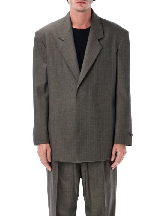 25FW 피어오브갓 수트 자켓 FG25FW62620HWH 098 IRON CHEVRON