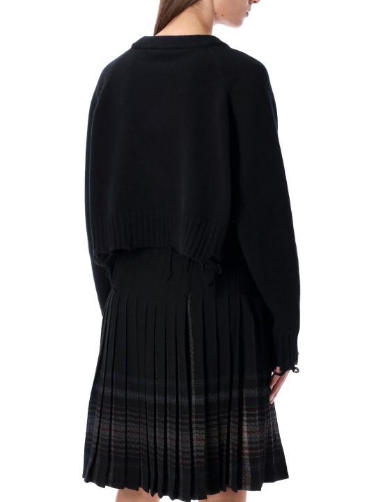 25FW 로우클래식 스웨터 LW253KN05BK 0015 Nero - LOW CLASSIC