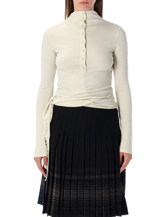 25FW 로우클래식 반팔 티셔츠 LW253TS04CR 0075 Bianco