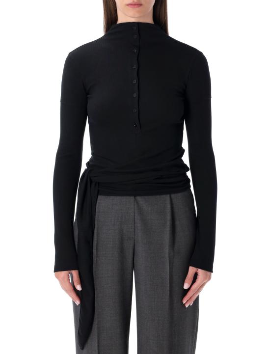 25FW 로우클래식 반팔 티셔츠 LW253TS04BK 0015 Nero