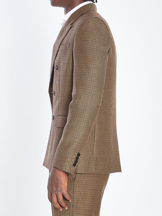 25FW 구찌 더블브레스트 울 트위드 재킷 832991 BEIGE - GUCCI