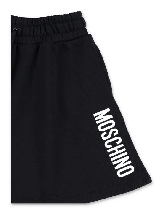 25FW [키즈] 모스키노 스커트 HDJ042LCA58 60100 Nero - MOSCHINO