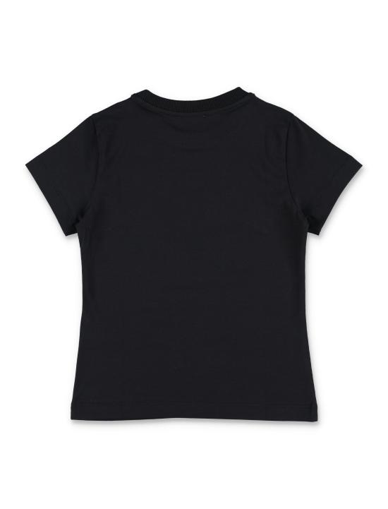 25FW [키즈] 모스키노 티셔츠 HUM05JLBA24 60100 Nero - MOSCHINO