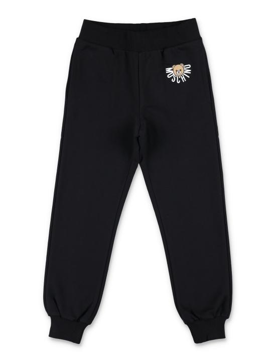 25FW [키즈] 모스키노 캐주얼 세트 HMK03XLCA40 60100 Nero - MOSCHINO