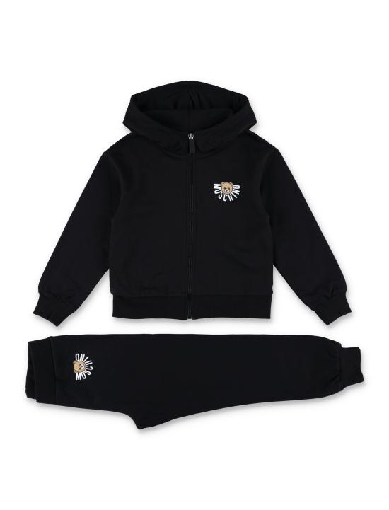 25FW [키즈] 모스키노 캐주얼 세트 HMK03XLCA40 60100 Nero