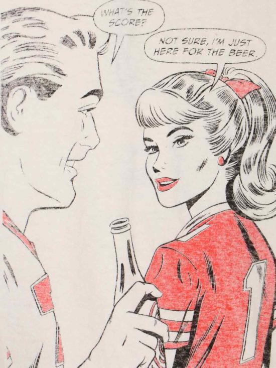 25FW 리던 반팔 티셔츠 024 02WCGT363 VINTAGE WHITE White - RE/DONE