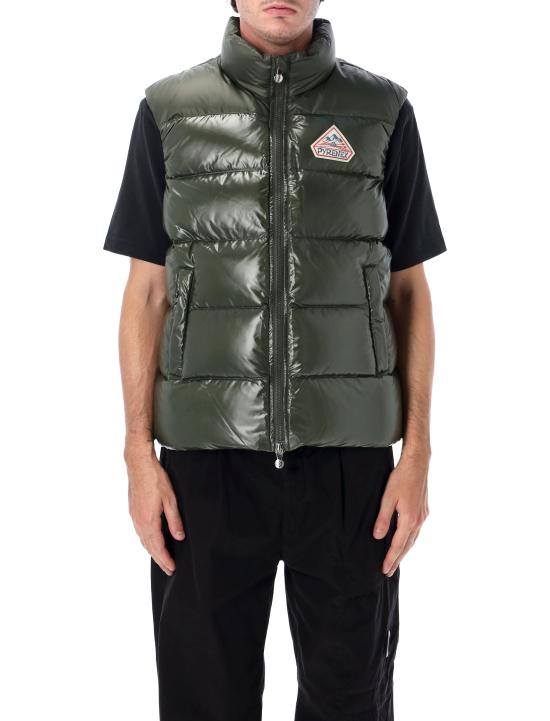 26FW 피레넥스 존 슬리브리스 다운 자켓 HUY021 3170 DEEP KHAKI