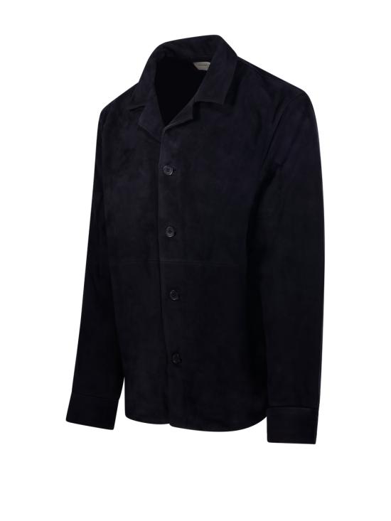 25FW 오피신 제네랄 가죽 자켓 W25MLTR550 DARK NAVY - OFFICINE GENERALE