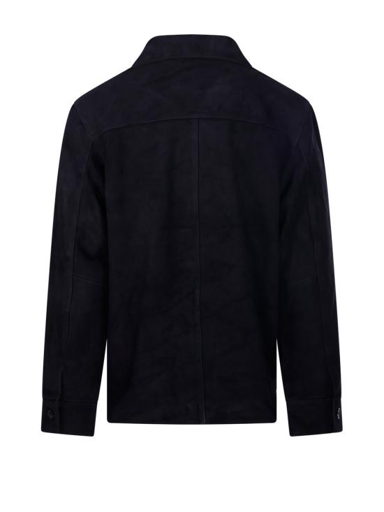 25FW 오피신 제네랄 가죽 자켓 W25MLTR550 DARK NAVY - OFFICINE GENERALE