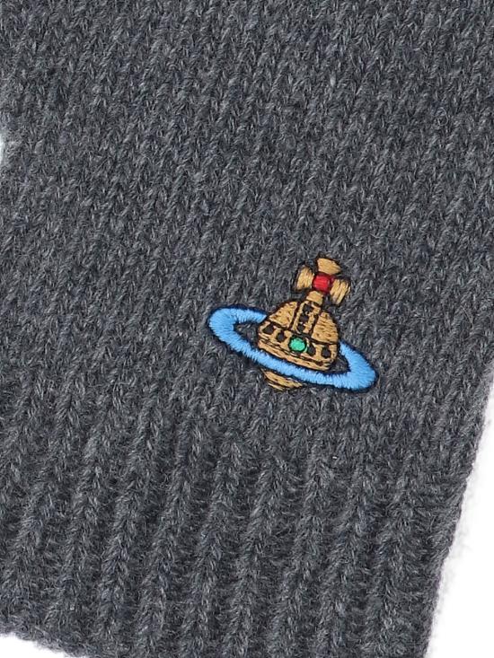 25FW 비비안웨스트우드 장갑 8202002Q K0069 P401 Grey - VIVIENNE WESTWOOD