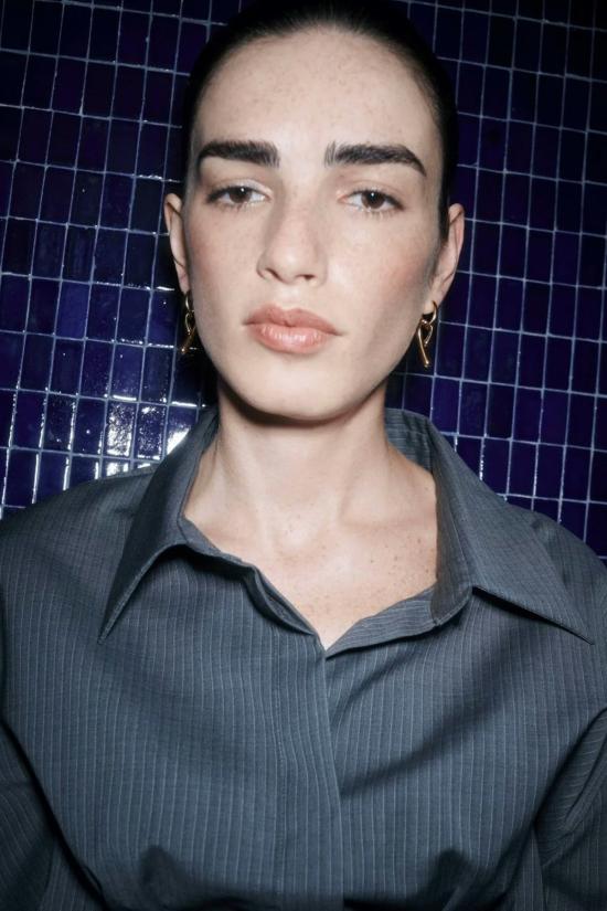  피디파올라 이어링 Pdpaola 미니 트위스트 후프 골드 - PD PAOLA