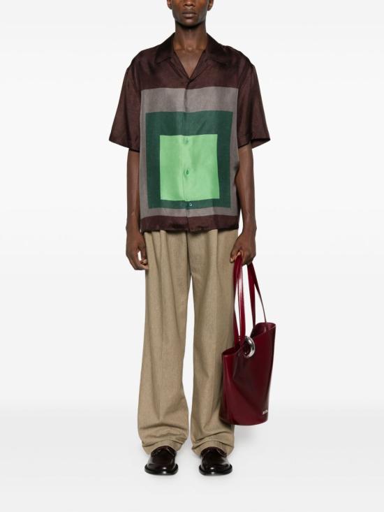 25FW 로에베 셔츠 H526Y05XAD 6843 Brown - LOEWE