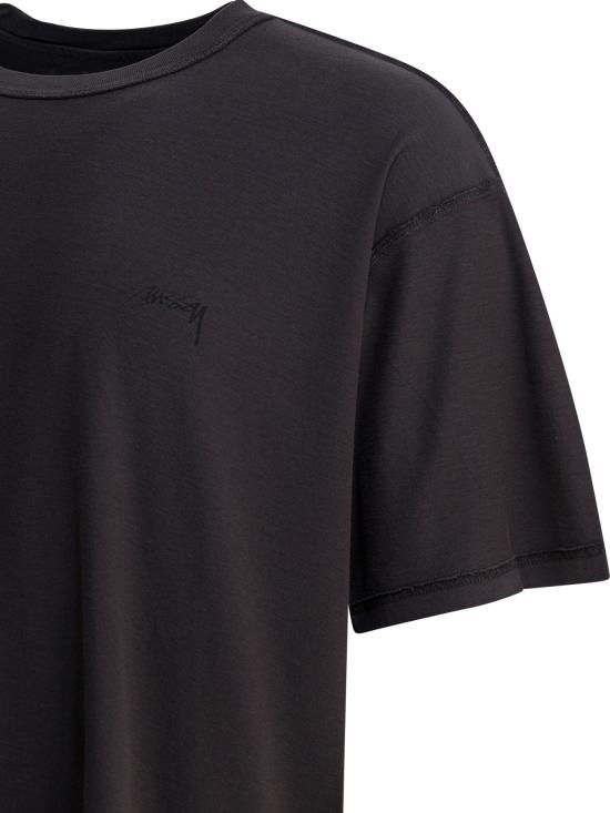 26FW 스투시 반팔 티셔츠 11402830100 VINTAGE BLACK Grey - STUSSY