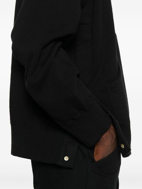 25FW 사카이 X 칼하트 WIP 후드 티셔츠 25 00993S 001 Black - SACAI X CARHARTT WIP