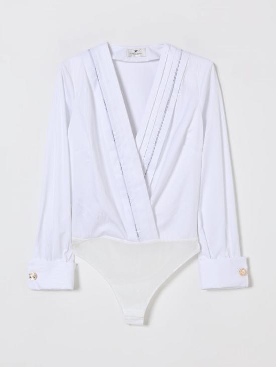 25FW 엘리자베타프랜치 블라우스 CB002 100 White - ELISABETTA FRANCHI