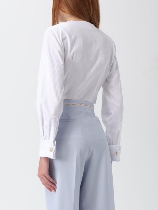 25FW 엘리자베타프랜치 블라우스 CB002 100 White - ELISABETTA FRANCHI
