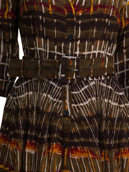 25FW 사만다 성 원피스 ASTERWATERCOLOR PLAID CAMEL Brown - SAMANTHA SUNG