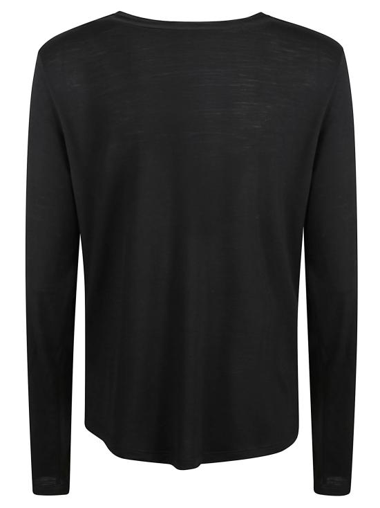 25FW 마제스틱필라쳐 반팔 티셔츠 H25M420 FT1092 002 Black - MAJESTIC FILATURES