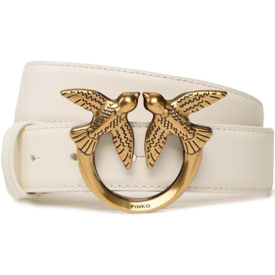 25FW 핑코 벨트 100125A0F1 Z14Q White