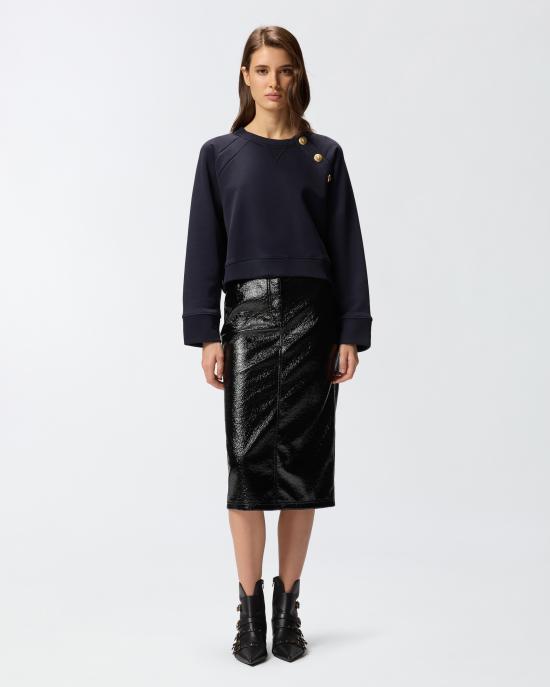 25FW 핑코 스웨터 105613A2TC G82 Blu tenebra - PINKO