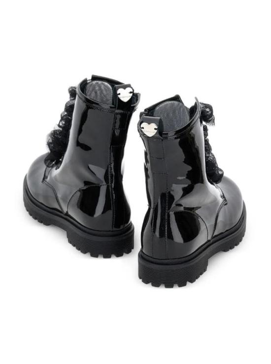 25FW [키즈] 모나리자 미들 부츠 87F008 6714 0050 Black - MONNALISA