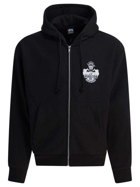 25FW 스투시 긴팔 티셔츠 19751250001 BLACK Black