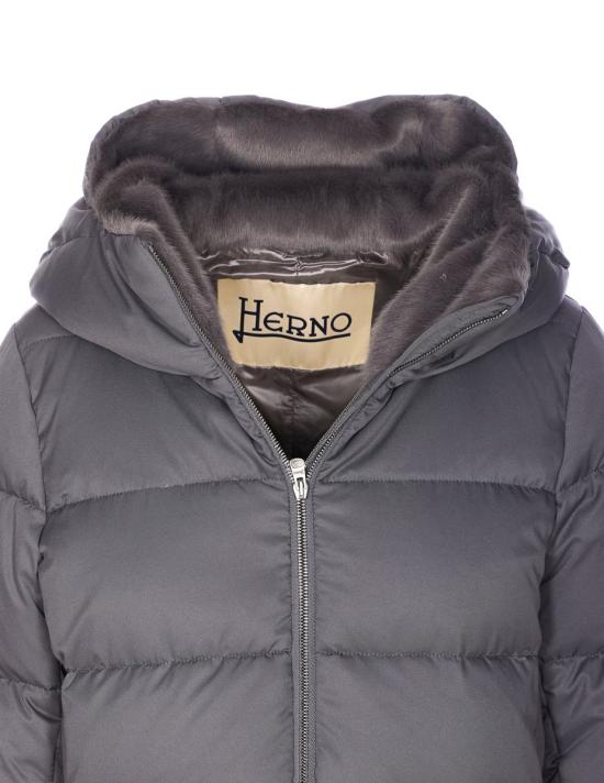 25FW 에르노 아렌델레 & 뉴 레이디 포 퍼 A 셰이프 다운 자켓 PI001948D12414Z9487 GREY - HERNO