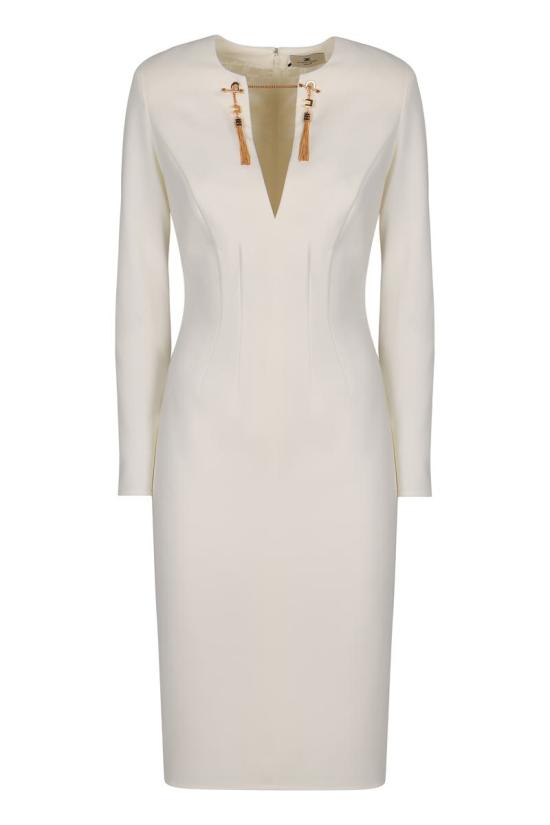 25FW 엘리자베타프랜치 미디 원피스 AB80557E2 360 WHITE