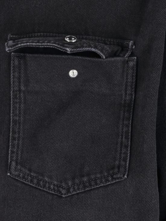 25FW MM6 메종마르지엘라 긴팔 셔츠 SH2DT0024 M30011969 Black - MM6 MAISON MARGIELA