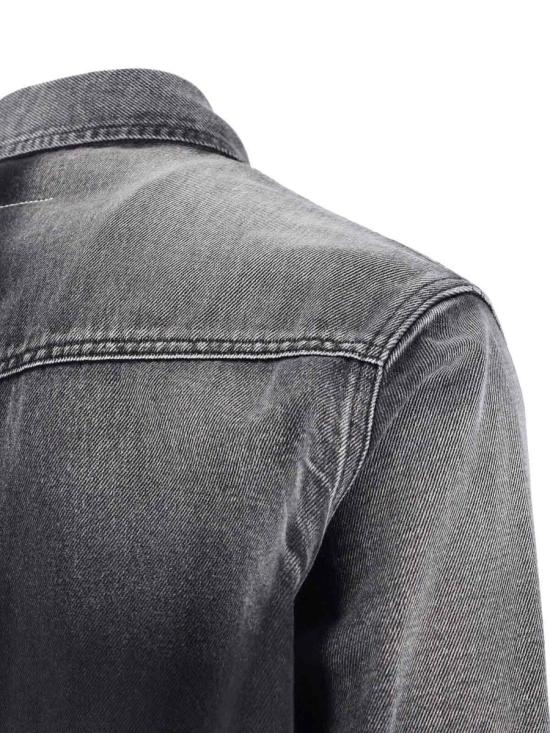 25FW MM6 메종마르지엘라 긴팔 셔츠 SH2DT0024 M30011969 Black - MM6 MAISON MARGIELA