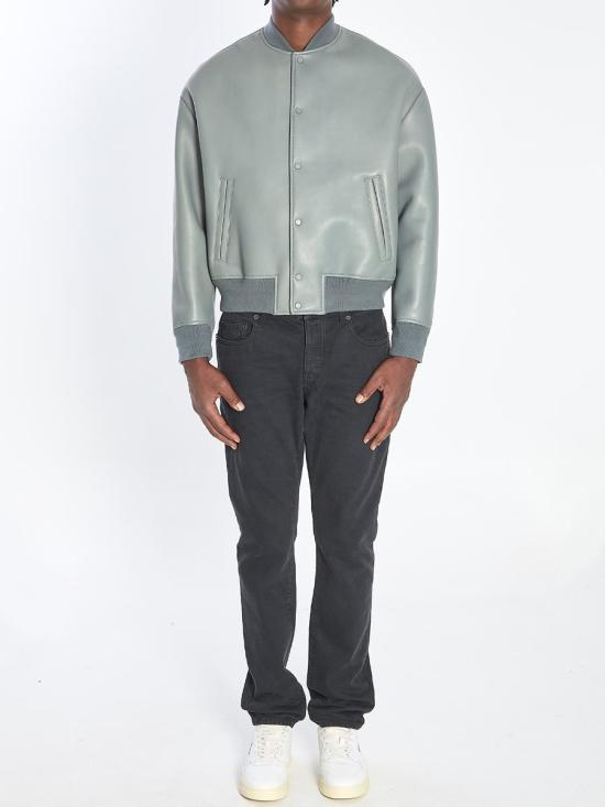 25FW 살바토레 산토로 가죽 자켓 6087132 49582 MOG GREY - SALVATORE SANTORO