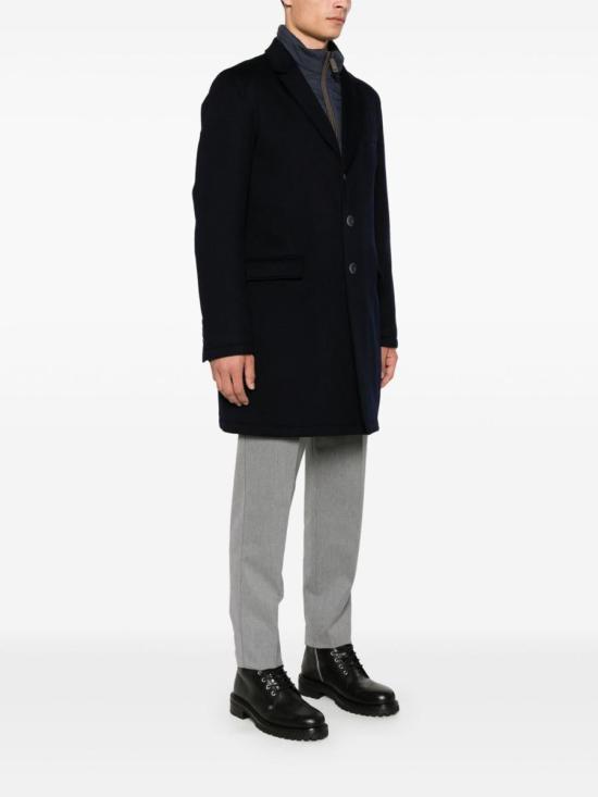 25FW 에르노 울 비버 코트 CA000196U334249200 BLUE - HERNO